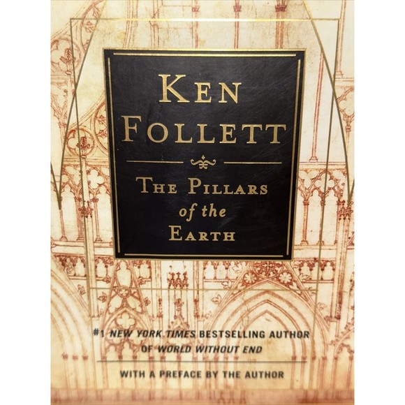 The Pillars of the Earth by Ken Follett 1989 Paperback Oprah's Book Club book - Picture 2 of 6